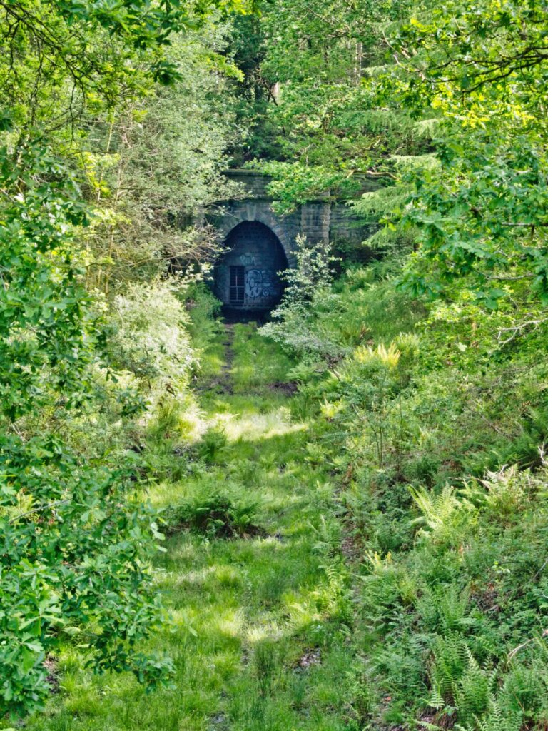 Mierystock Tunnel in distance